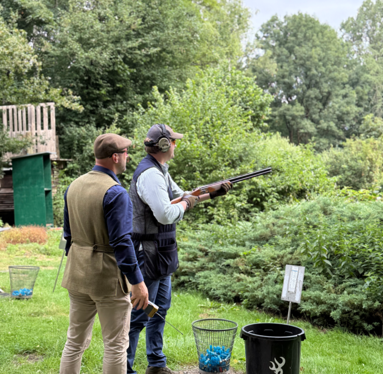 Flintentraining auf dem Jagdparcour Oberbayern mit Ole Niemczik